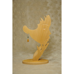Boucles d'oreilles bois de teck (bois recyclé)