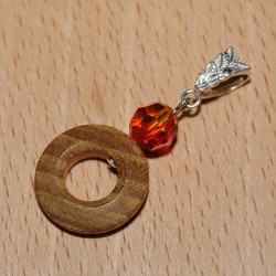 Pendentif bois d'acacia