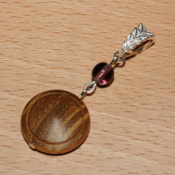 Pendentif bois d'acacia