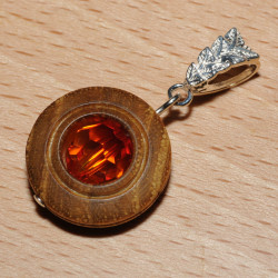 Pendentif bois d'acacia