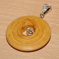 Pendentif bois de buis