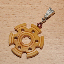 Pendentif bois de buis