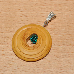 Pendentif bois de buis