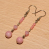 Boucles d'oreilles perles en verre