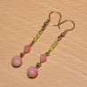 Boucles d'oreilles perles en verre