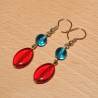 Boucles d'oreilles perles en verre