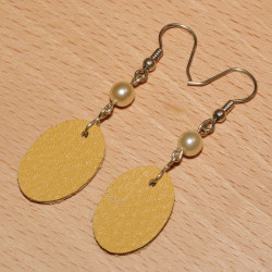 Boucles d'oreilles cuir