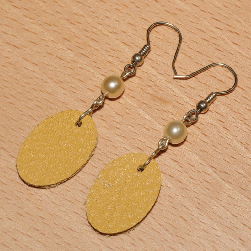 Boucles d'oreilles cuir Boucles d'oreilles cuir