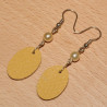 Boucles d'oreilles cuir