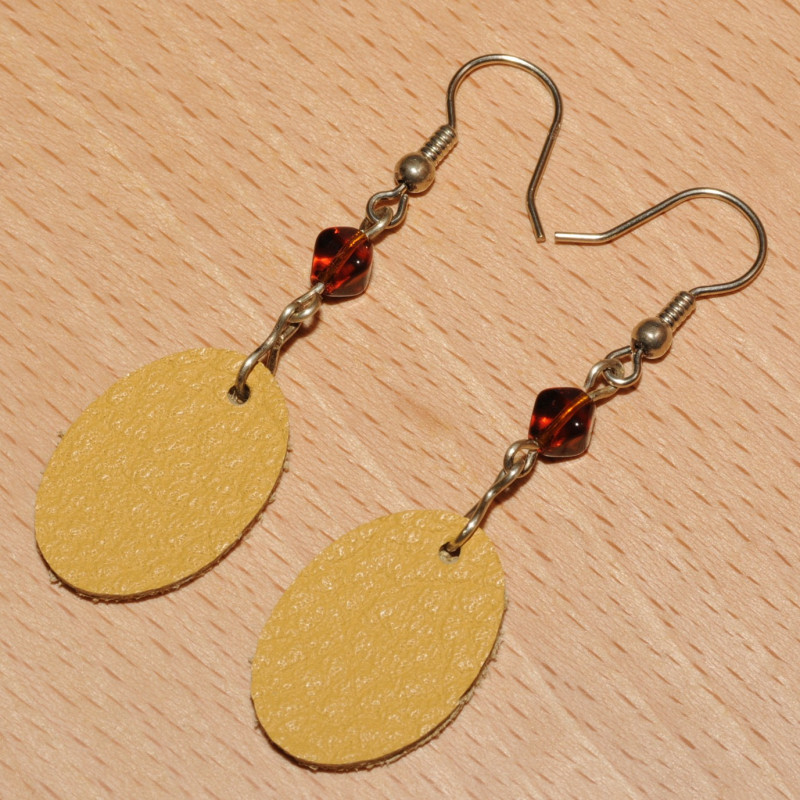 Boucles d'oreilles cuir Boucles d'oreilles cuir
