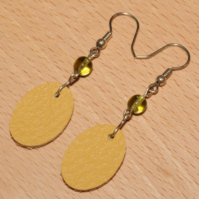 Boucles d'oreilles cuir Boucles d'oreilles cuir
