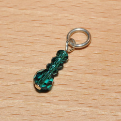 Pendentif perles en cristal
