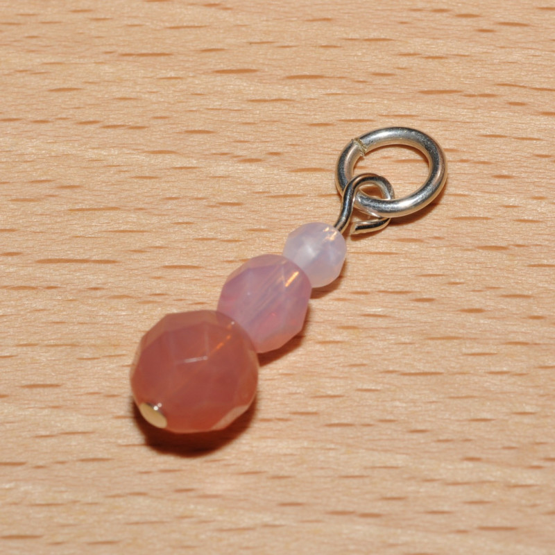Pendentif perles en verre Pendentif perles en verre