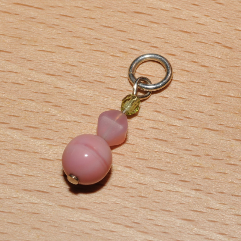 Pendentif perles en verre Pendentif perles en verre