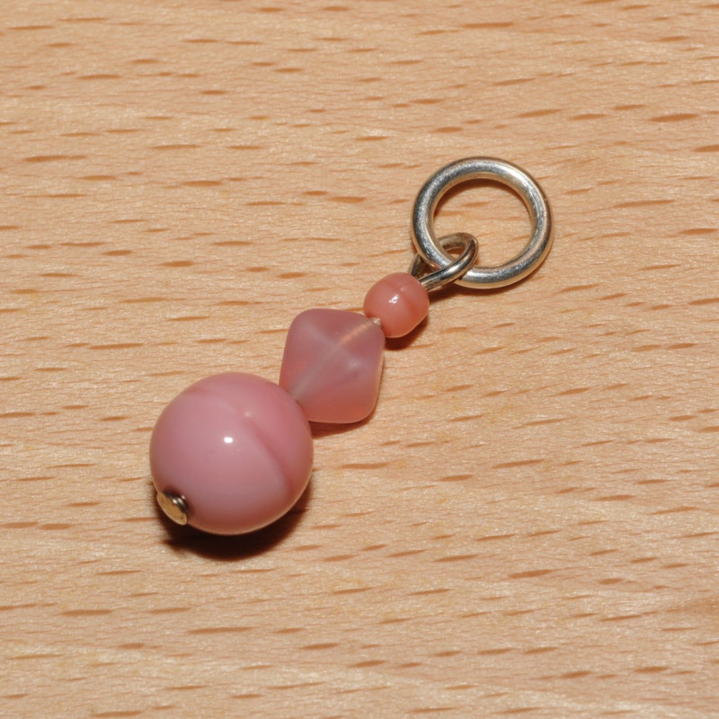 Pendentif perles en verre Pendentif perles en verre