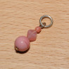 Pendentif perles en verre