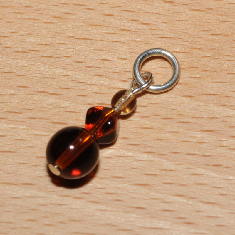 Pendentif perles en verre Pendentif perles en verre