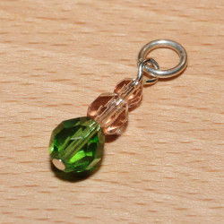 Pendentif perles en verre