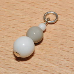 Pendentif perles en verre