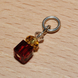 Pendentif perles en cristal