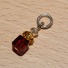 Pendentif perles en cristal