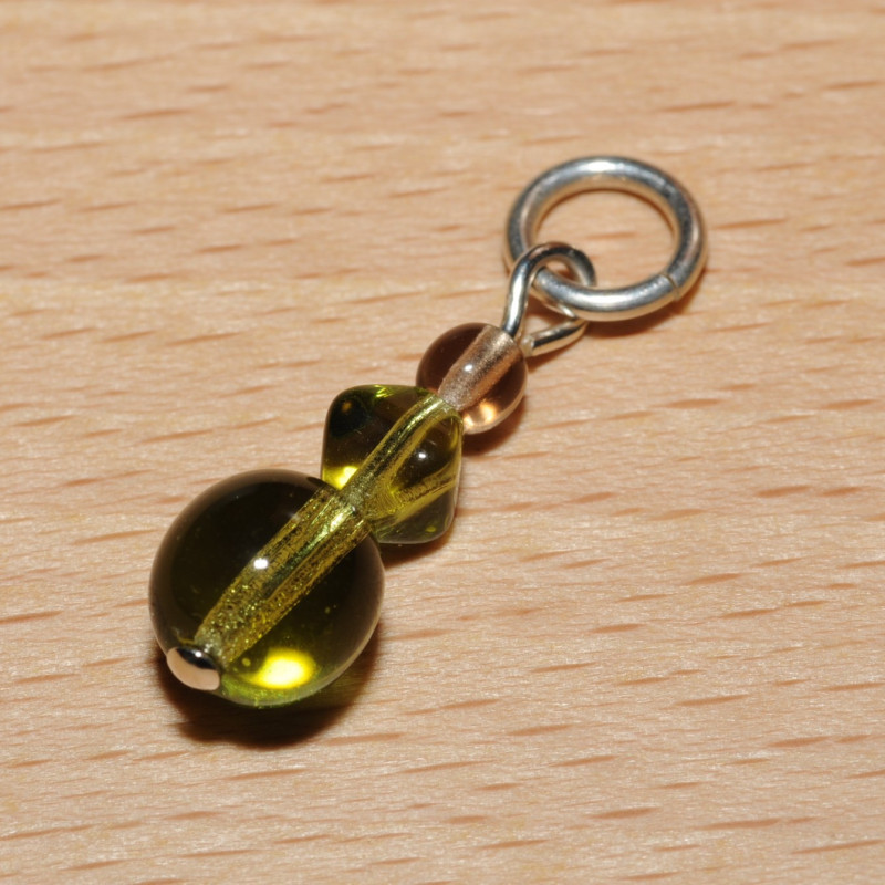 Pendentif perles en verre Pendentif perles en verre