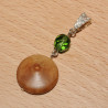 Pendentif bois de laurier amande