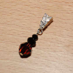 Pendentif perles en cristal