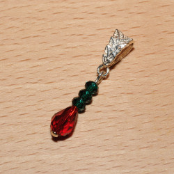 Pendentif perles en cristal