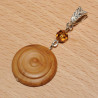 Pendentif bois de laurier amande