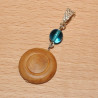 Pendentif bois de laurier amande