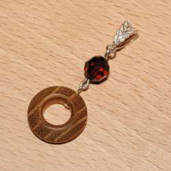 Pendentif bois d'acacia
