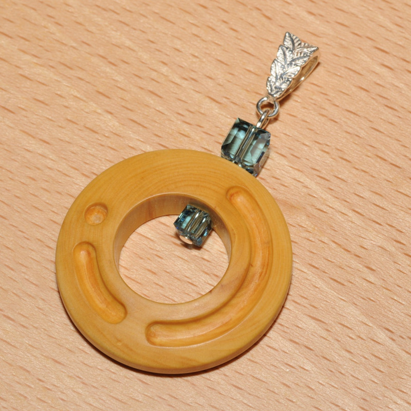Pendentif bois de buis Pendentif bois de buis