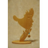 Pendentif bois de laurier amande
