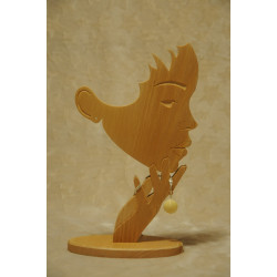 Pendentif ivoire végétal