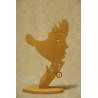 Pendentif bois de laurier amande