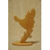 Pendentif bois de laurier amande