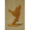 Pendentif bois de laurier amande