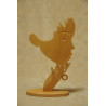 Pendentif bois de laurier amande