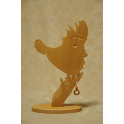 Pendentif bois d'acacia