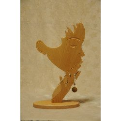 Pendentif bois d'acacia