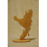 Pendentif bois de teck (bois recyclé)