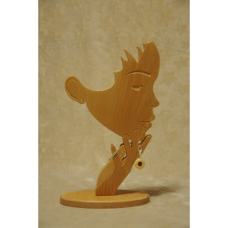 Pendentif en ivoire végétal