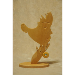 Pendentif bois de buis